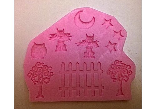 Poezen in de nacht  mal 