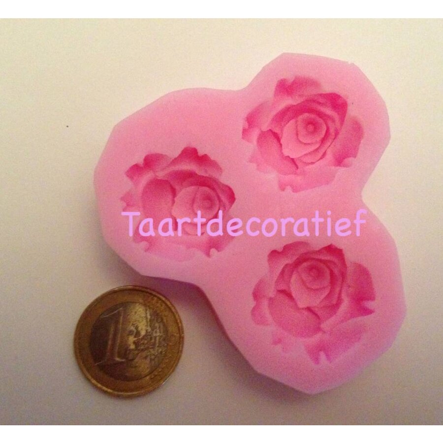 3 ronde rozen mal-2