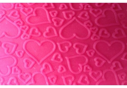 Structuur roller hartjes 