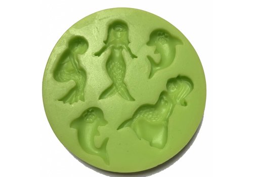 zeemeerminnen & dolfijnen mal 