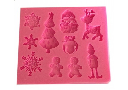 Kerst thema koekjes mal 