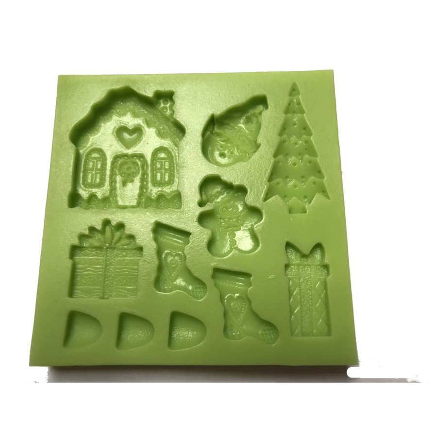 Kerst thema huisje mal-1