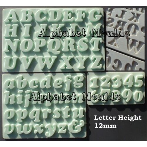 Alphabet moulds letters & cijfers cookie font 12mm AM0112 