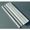Alphabet moulds plain beads AM0023