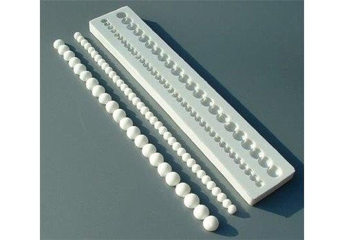 Alphabet moulds plain beads AM0023 