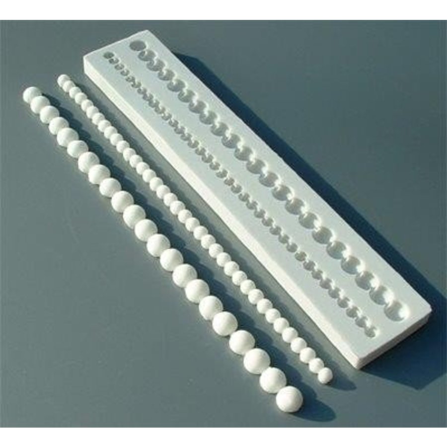 Alphabet moulds plain beads AM0023-1