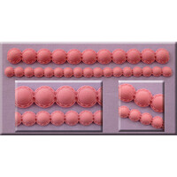 Alphabet moulds pearl border AM0208