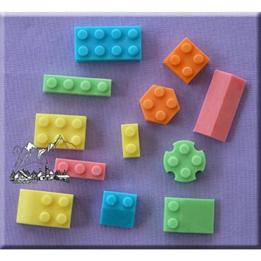 Alphabet moulds bouwblokjes mal AM0148-1