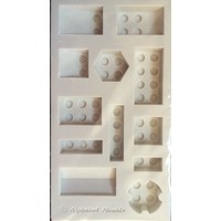 thumb-Alphabet moulds bouwblokjes mal AM0148-2