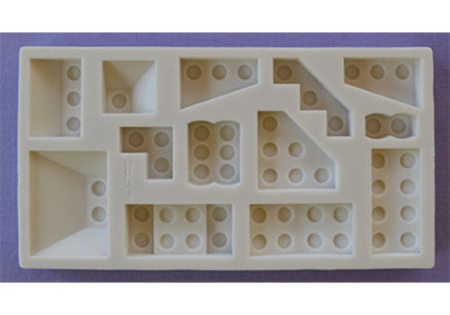 Alphabet moulds building bricks various 