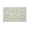 Alphabet moulds 3D cube set AM0137