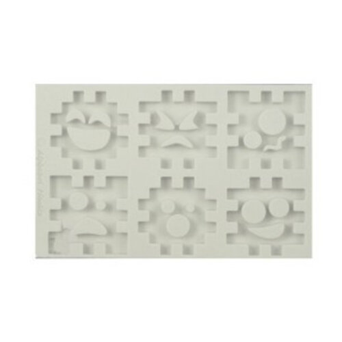 Alphabet moulds 3D cube set AM0137 