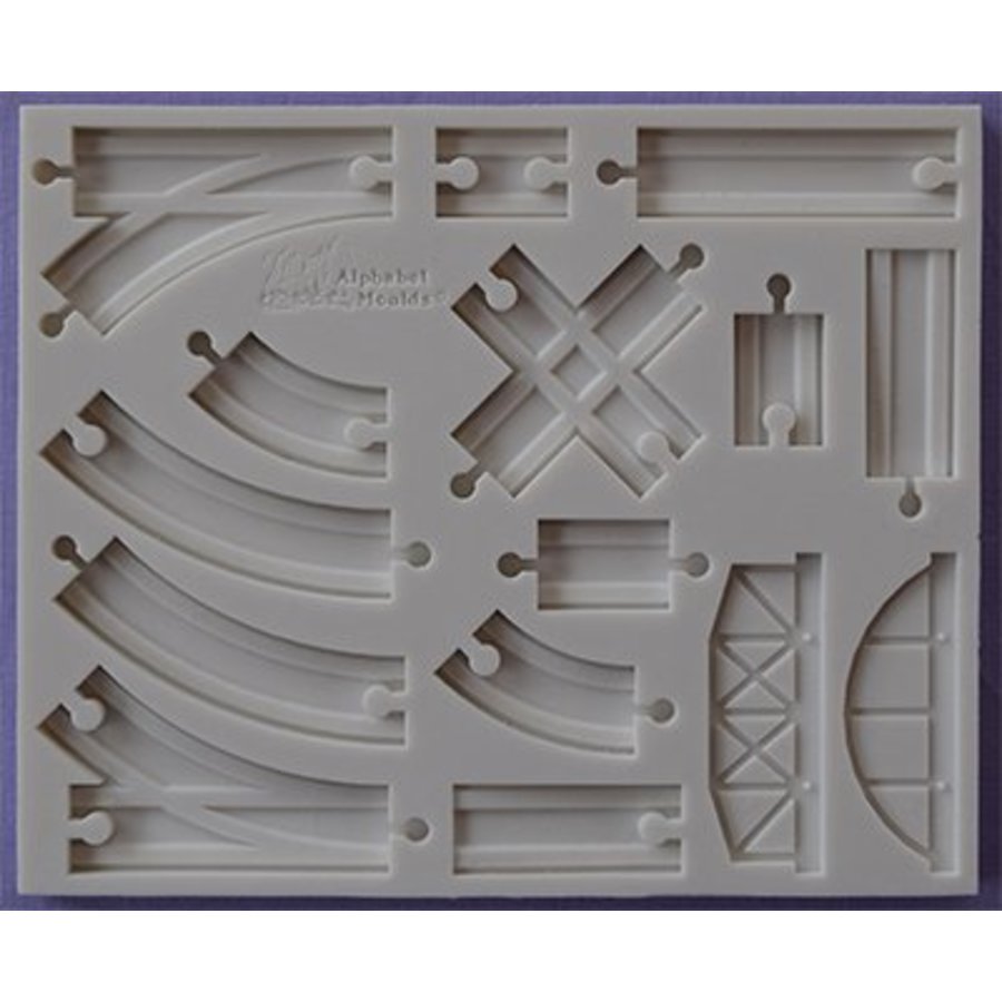 Alphabet moulds trein rails  AM0255-1