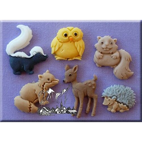 Alphabet moulds bosdieren AM0160 