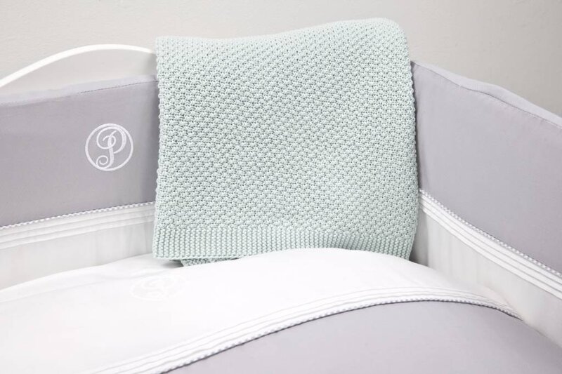 Duvet Cover Cot (100x140cm) Oxford Grey
