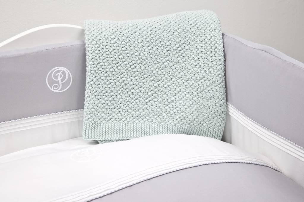 Housse de couette Berceau (100x140cm) Oxford Gris