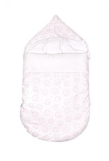 Baby footmuff Little Forest Pink