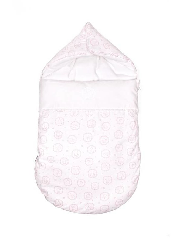 Baby footmuff Little Forest Pink