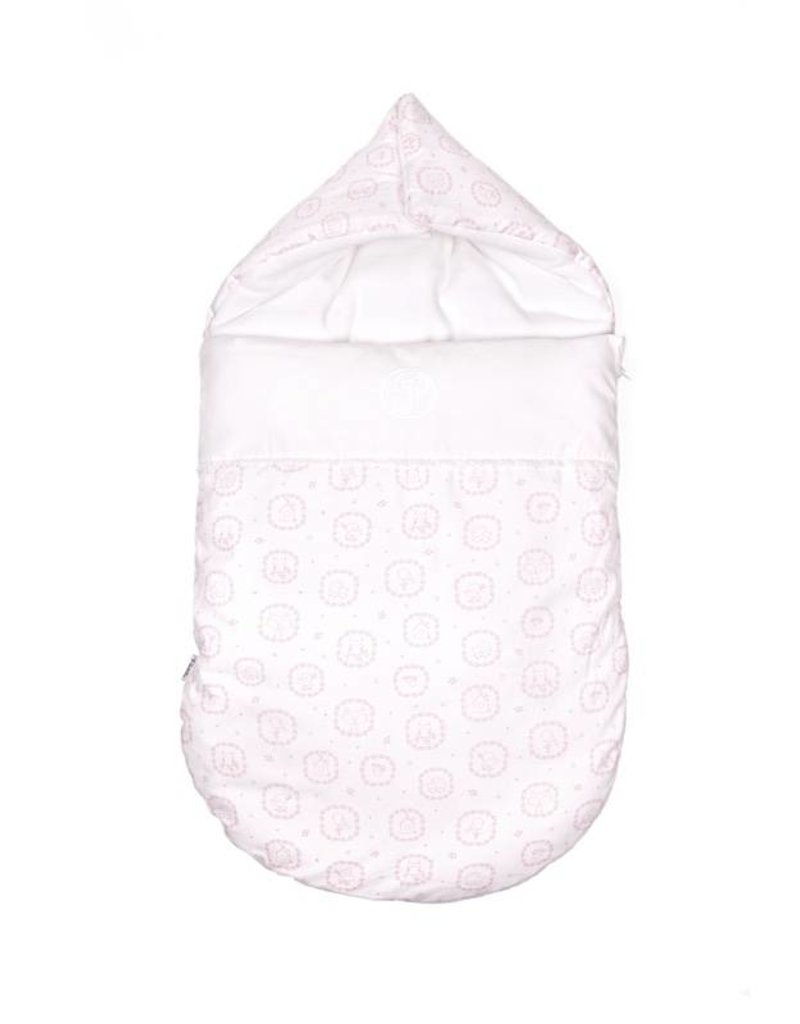 Baby footmuff Little Forest Pink