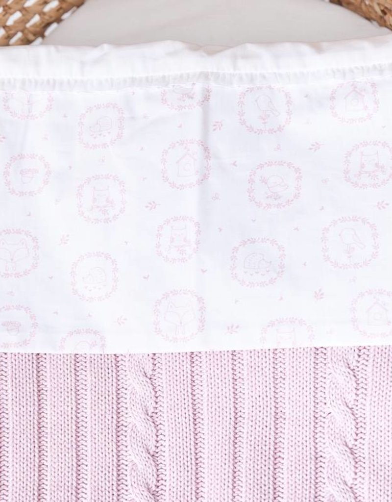 Drap de lit bébé Little Forest Pink