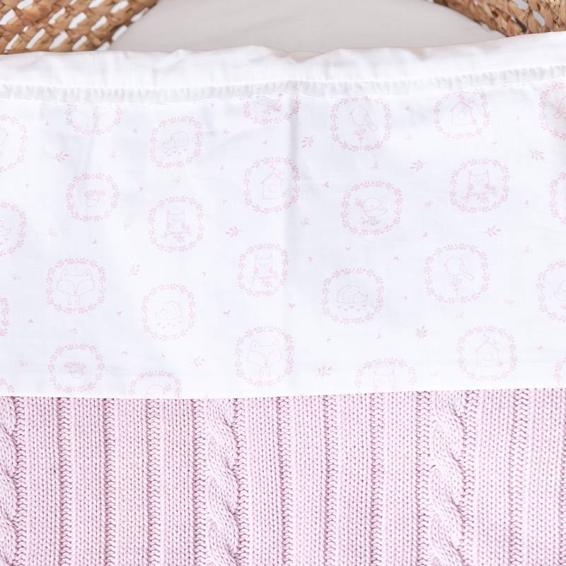 Ledikant laken Little Forest Pink