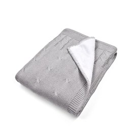 Baby Crib Blanked Chamonix Grey