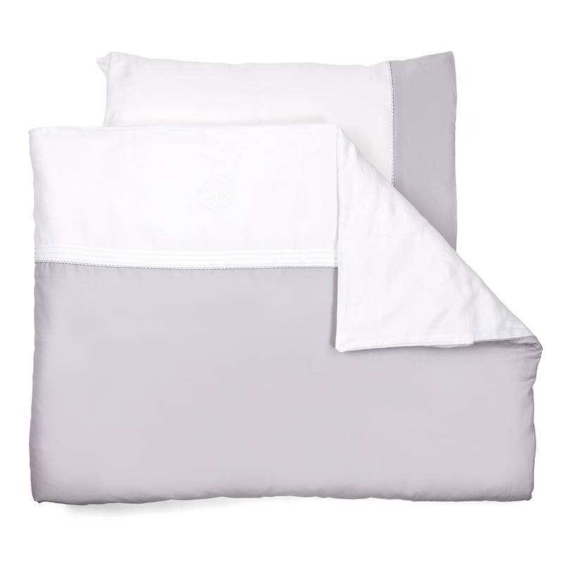 Duvet Cover Cot (100x140cm) Oxford Grey