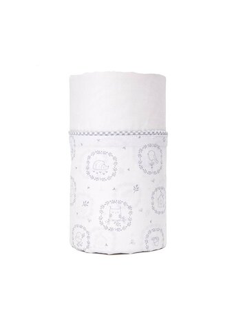 Crib sheet Little Forest Grey