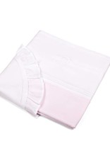 Crib/playpen duvet Oxford Soft Pink