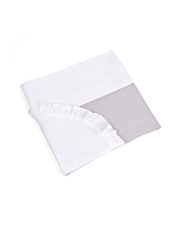 Housse de couette berceau Oxford Grey