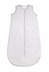 Jersey baby sleeping bag 90cm Chevron Light Grey Melange with detachable sleeves