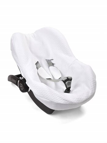 Housse pour siège auto Chevron White