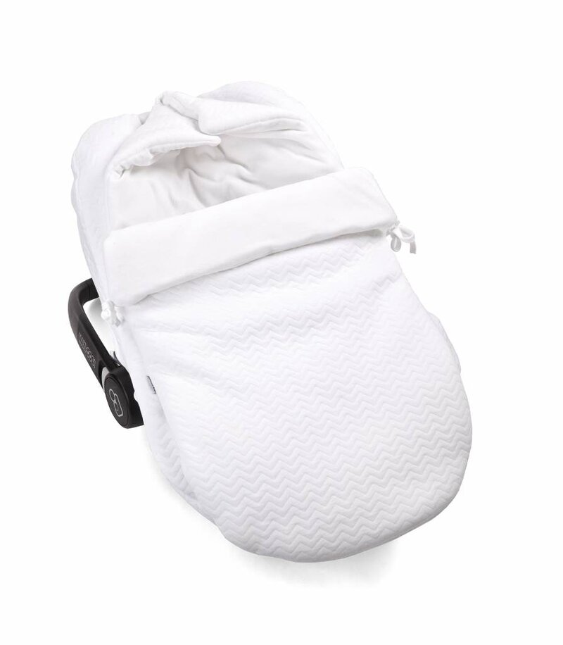 Housse pour siège auto Chevron White