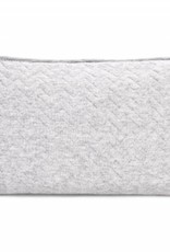 Trousse de toilette Chevron Light Grey MelangeCe sac de toilette peut être utilisé pour stocker des couches