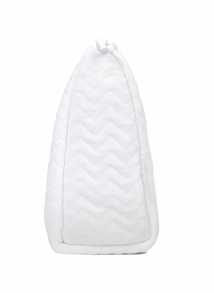Toilettas Chevron White