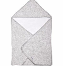 Couverture enveloppante Chevron Light Grey Melange