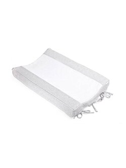 Housse matelas à langer Chevron Light Grey Melange