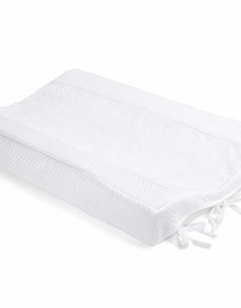 Housse matelas à langer Chevron White