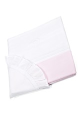 Crib/playpen duvet Oxford Soft Pink