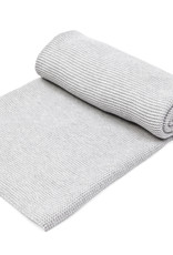 Cot blanket Light Grey Melange 100x135cm