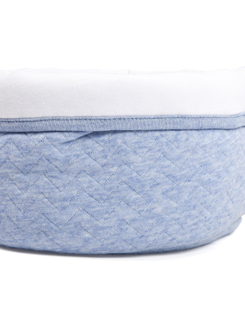 Panier de soins Chevron Denim Blue