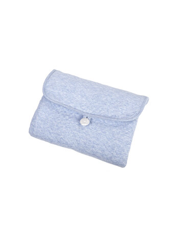Portable changingmat Chevron Denim Blue