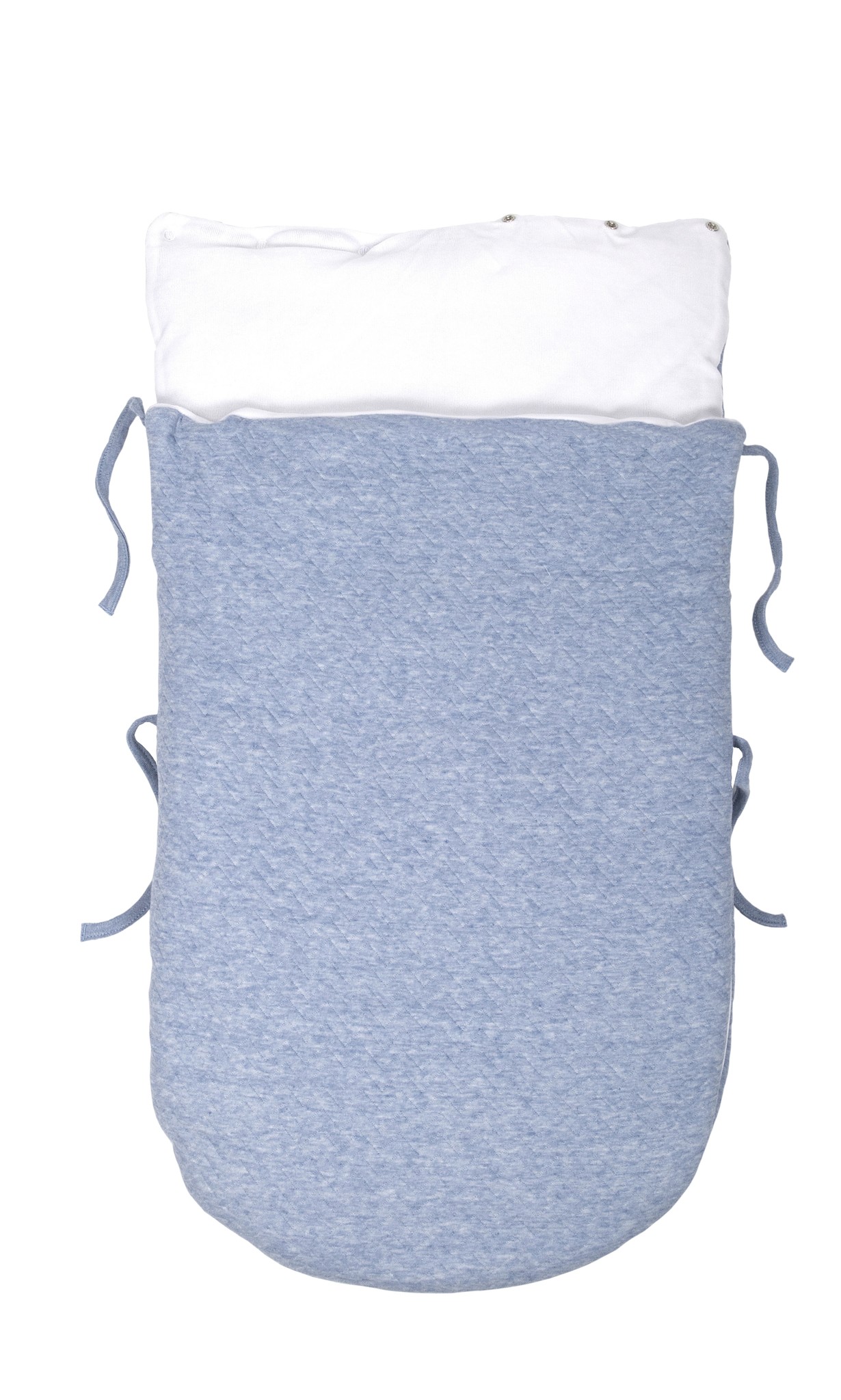 Nid d'ange bébé Chevron Denim Blue