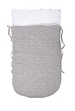 Baby footmuff Star Grey Melange