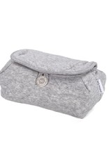 Baby wipes cover Chevron Star Grey Melange