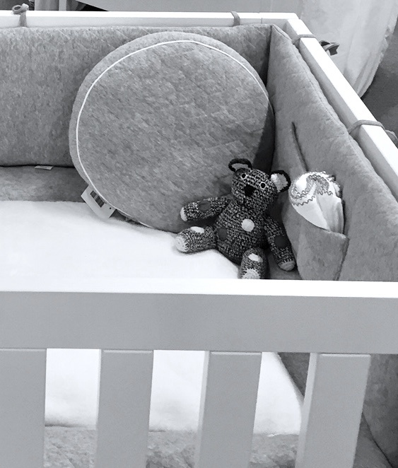 Playpen mat Star Grey Melange