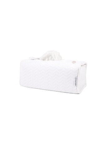 Kleenex box cover Chevron White