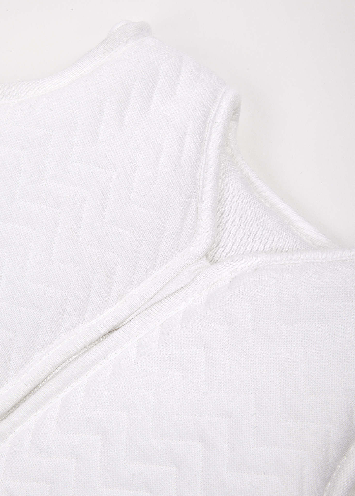 Sac de couchage bébé en jersey 90cm Chevron White