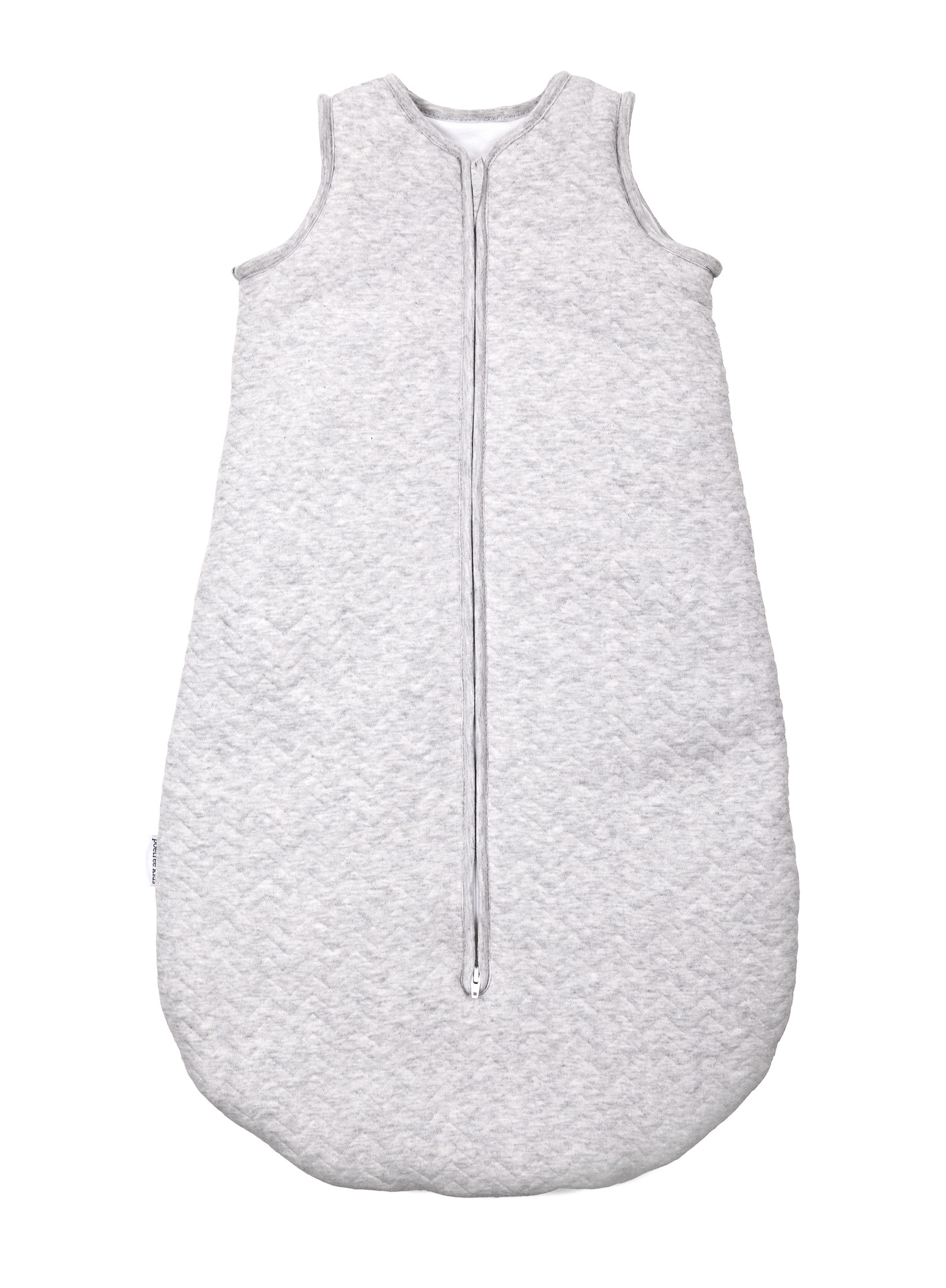 Sac de couchage bébé en jersey 70cm Chevron Light Grey Melange