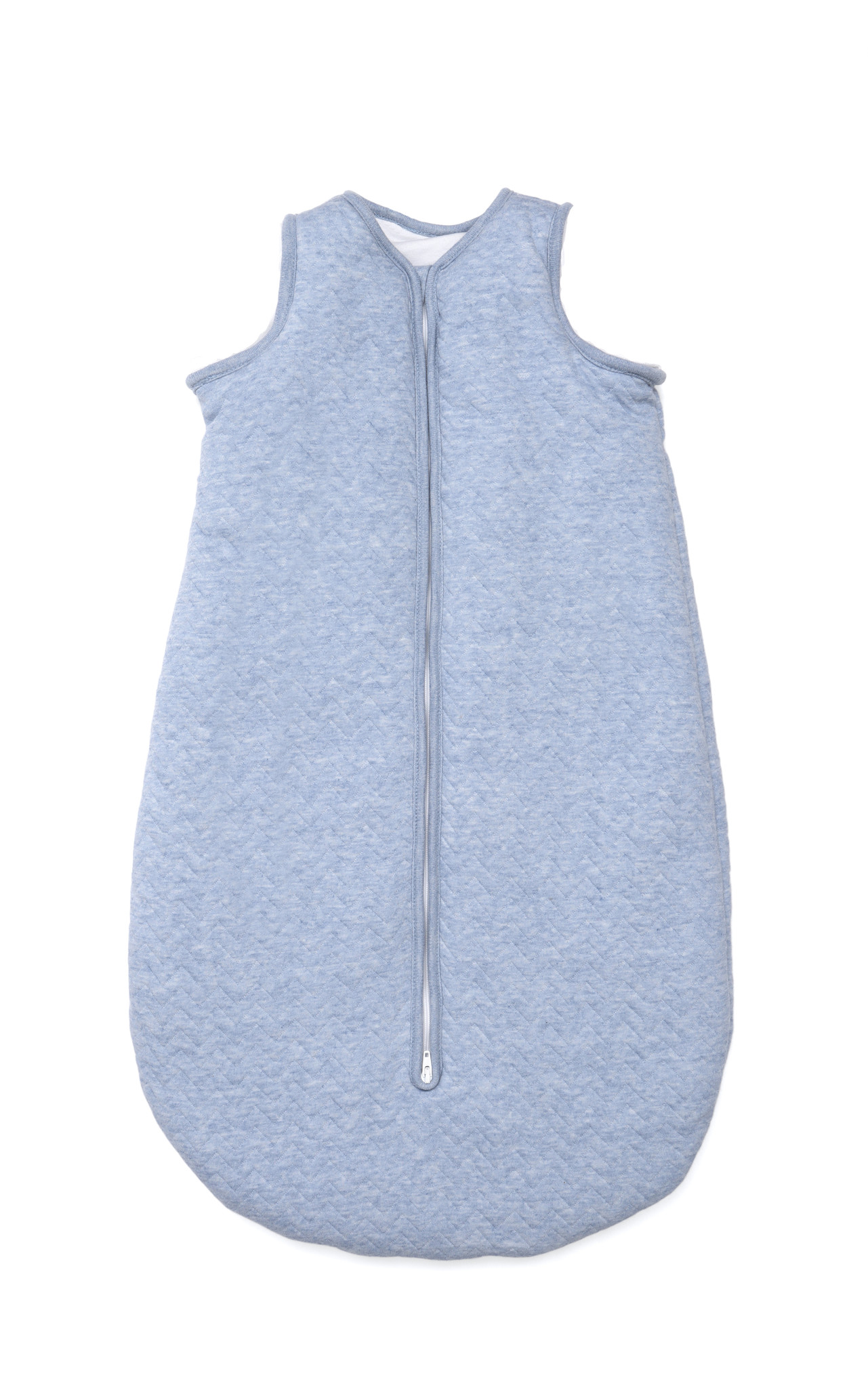 Jersey baby sleeping bag 90cm Summer Chevron Denim Blue